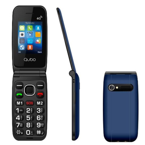 QUBO SENIOR NEONW-BL 4G AZUL / M&Oacute;VIL 2.4"